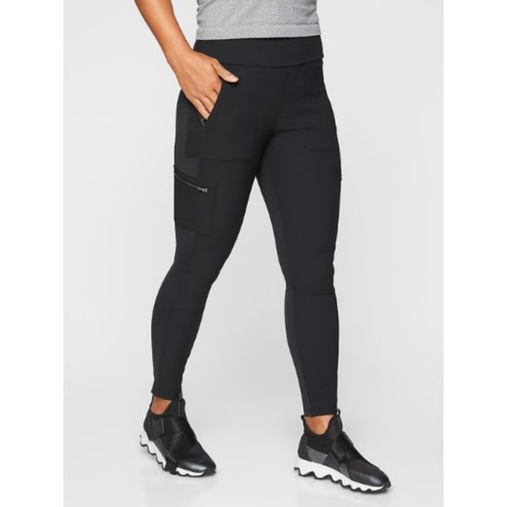 Athleta Headlands Hybrid Cargo II Tight Leggings High Rise Utility Pockets Gym 4